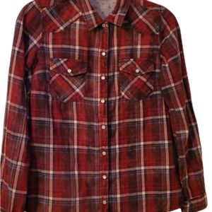 Lovestitch Plaid Button-down